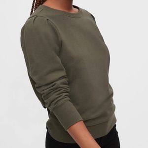 NWOT Gap Puff Sleeve Sweatshirt
